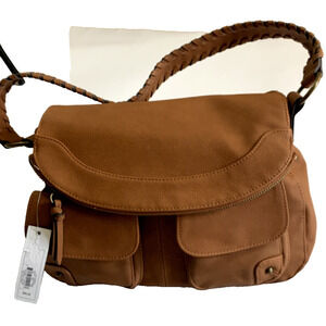 NWT Sonoma Classic Willow Hobo bag, cognac, bohemian